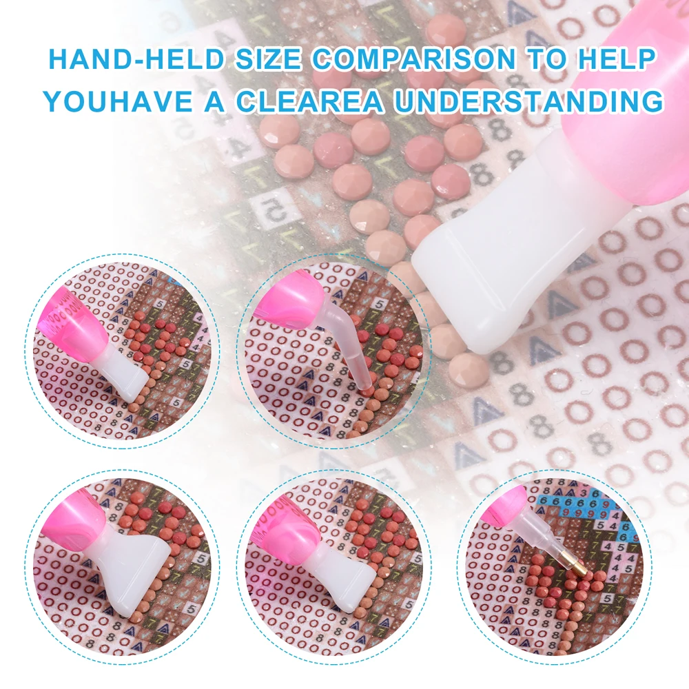 Ручка для рисования стразами 5D из смолы 1 набор точечные каучуковые ручки вышивки