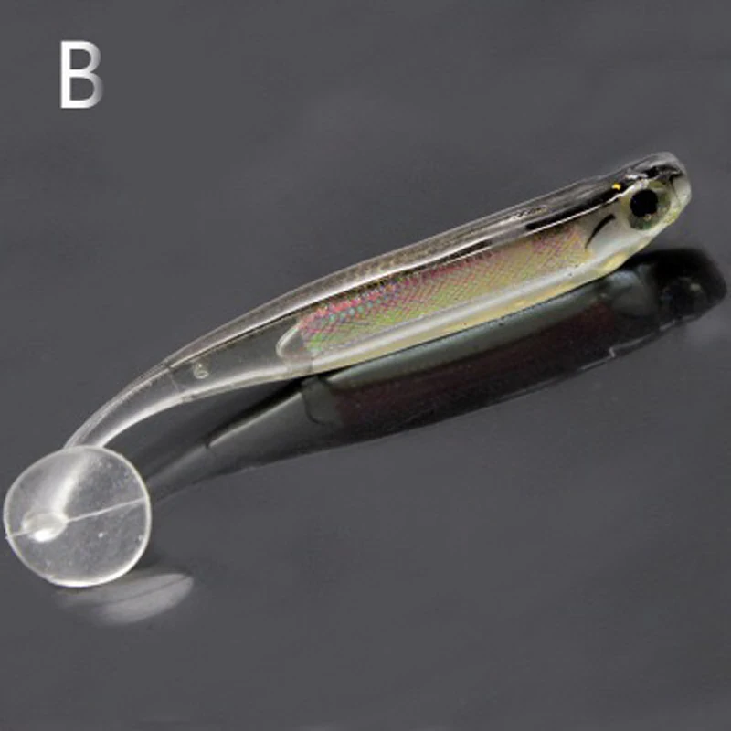 Мягкая Рыболовная Приманка 5 шт./лот 7 см 2 г рыболовные приманки с Т образным