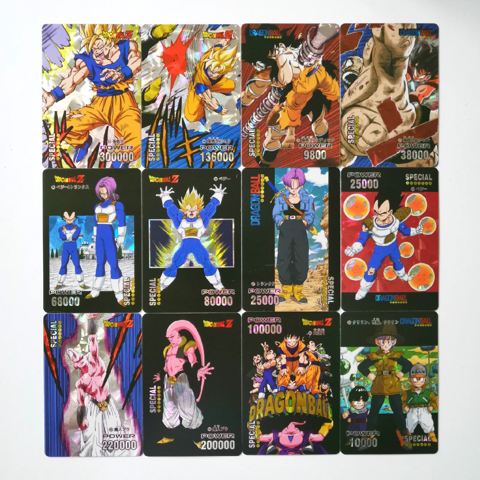 63 шт./компл. супер Dragon Ball Z герои Pasteable карточной ультра инстинкт персонажи Гоку