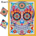 Алмазная живопись с изображением черепа, алмазная Вышивка специальной формы