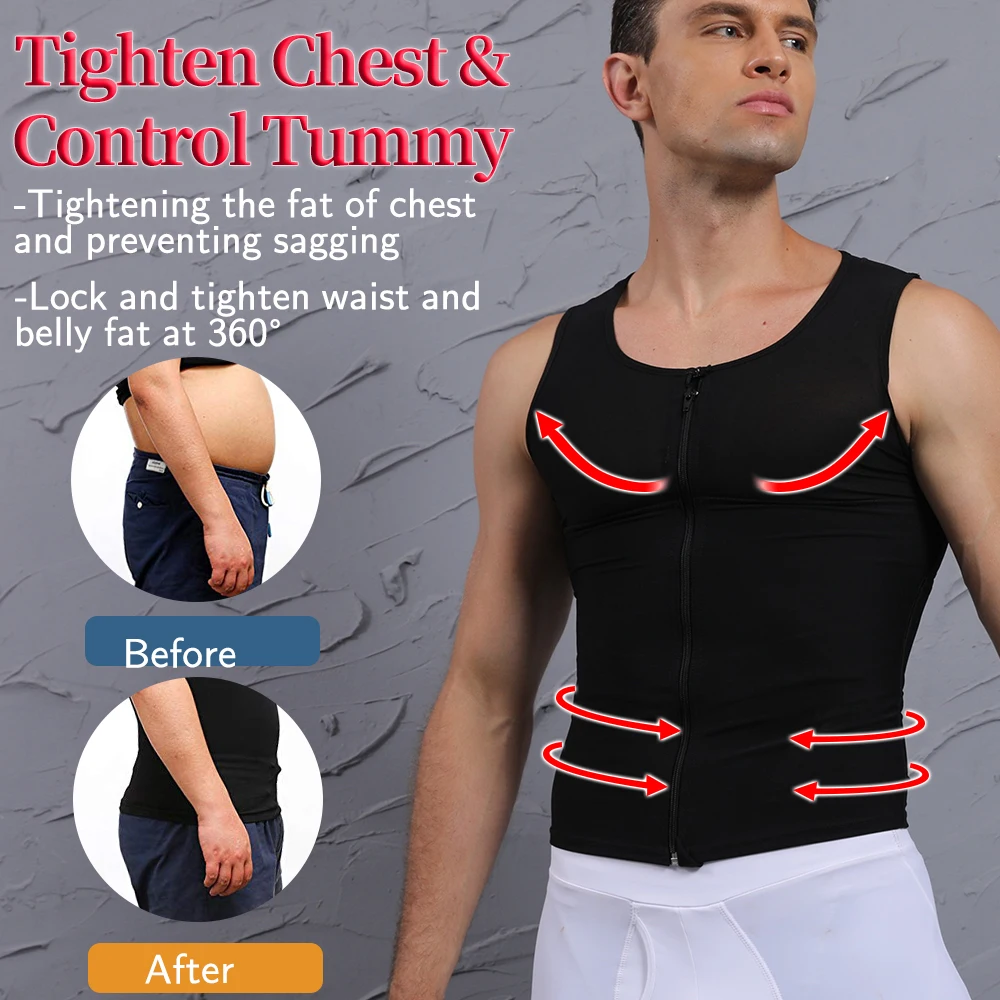 KIWIRATA мужской жилет для лечения ГИНЕКОМАСТИИ Корректирующее белье тела
