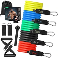 resistance bands 150lbs rubber pull rope sport set body building exercise stretch training home gym portable fitness equipment