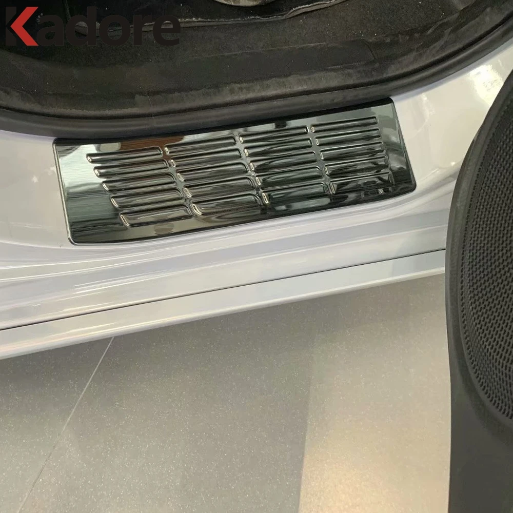 

Наружная боковая Накладка на порог двери из нержавеющей стали для Honda JAZZ 2020 2021, накладки на дверные пороги, аксессуары, наклейка, Стайлинг ав...