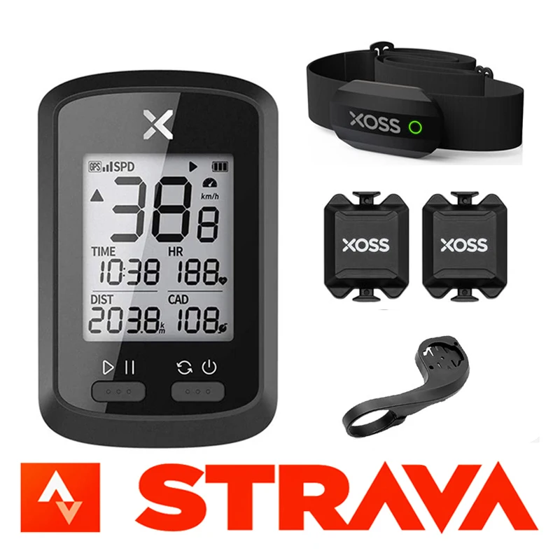

XOSS Wireless Cycling Computer G+ Plus Waterproof GPS Bicycle Speedometer Bluetooth ANT+ Magene Cadence Sensor Bike Accessories