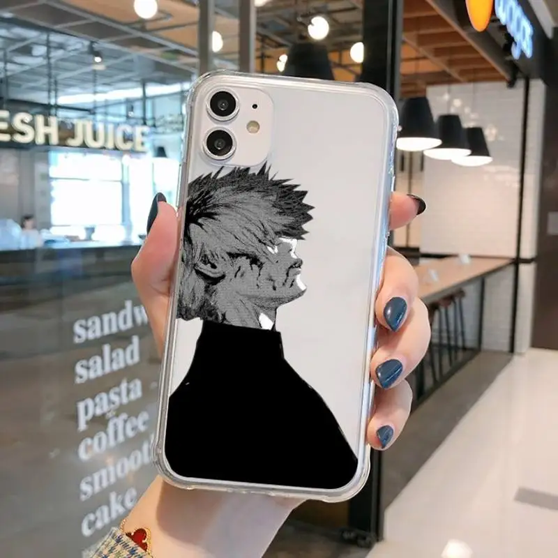 

Tokyo Ghoul Trendy Anime Kaneki Ken Phone Case Transparent for iPhone 11 12 mini pro XS MAX 8 7 6 6S Plus X 5S SE 2020 XR