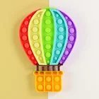 Радужный воздушный шар, сенсорная игрушка-антистресс для взрослых, пузырьковая игра, антистресс, подарок, игрушки для детей