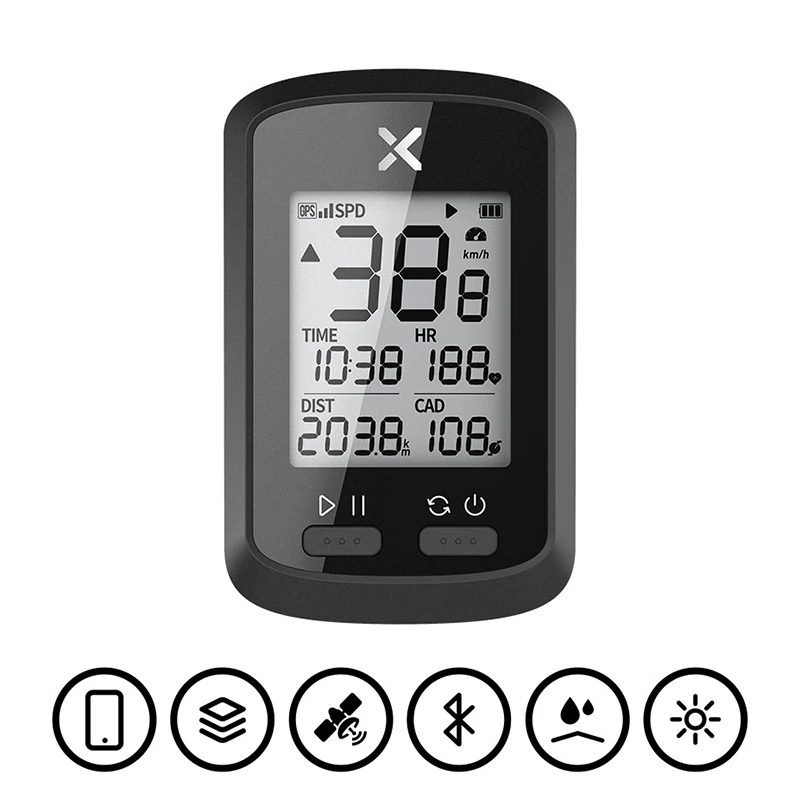 Велосипедный беспроводной компьютер популярный GPS спидометр Bluetooth одометр для