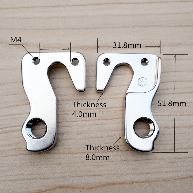 

2PC Bicycle rear Derailleur hanger extender mtb road alloy bike dropout for Cube Agree C cube Attain GTC cube Axial WLS WLS Pro