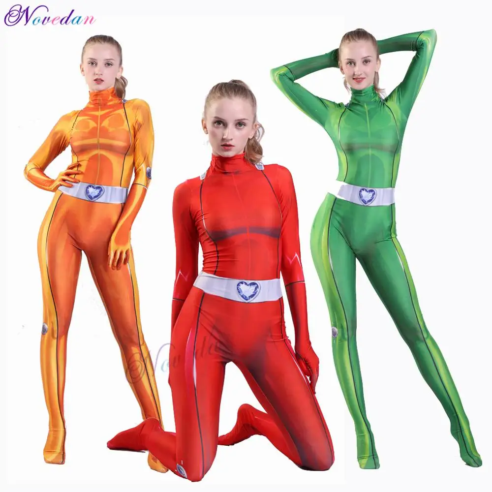 Женский комбинезон для косплея из спандекса девочек с изображением зантая