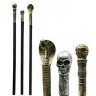 Забавная Хэллоуин змея череп Скипетр игрушка Фараон резная волшебная палочка реквизит для косплея детские игрушки
