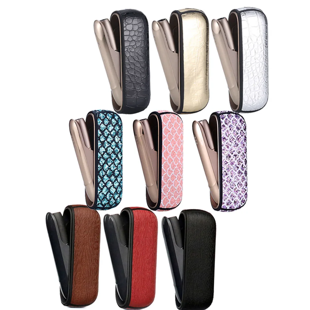 

Bling Wood Crocodile Style Case for Iqos 3.0 Cover Protective Leather Pouch Bag Accessories