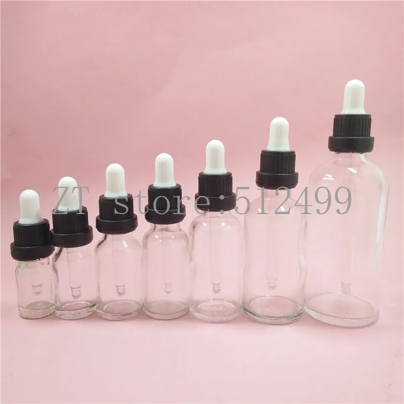 Прозрачный стеклянный флакон для парфюма 2/10 шт. 5/10/15/20/30/50/100 мл|Многоразовые