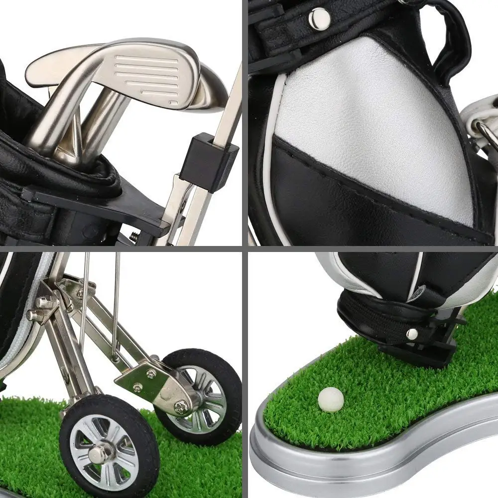 Новинка поднос для гольфа с часами и лужайкой Уникальный рождественский подарок