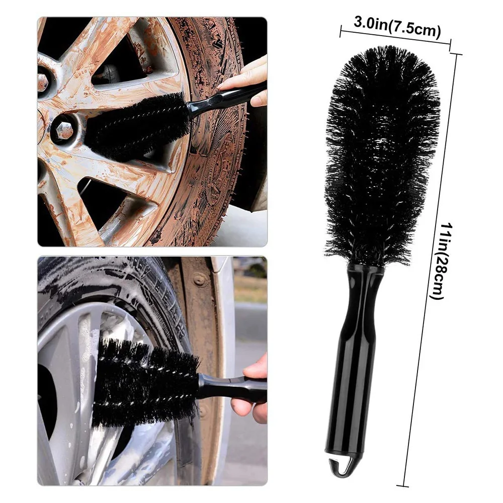 

12pcs/kit Car Detailing Brush Kit Truck Vehicle Wheel Rims Wire bristles
