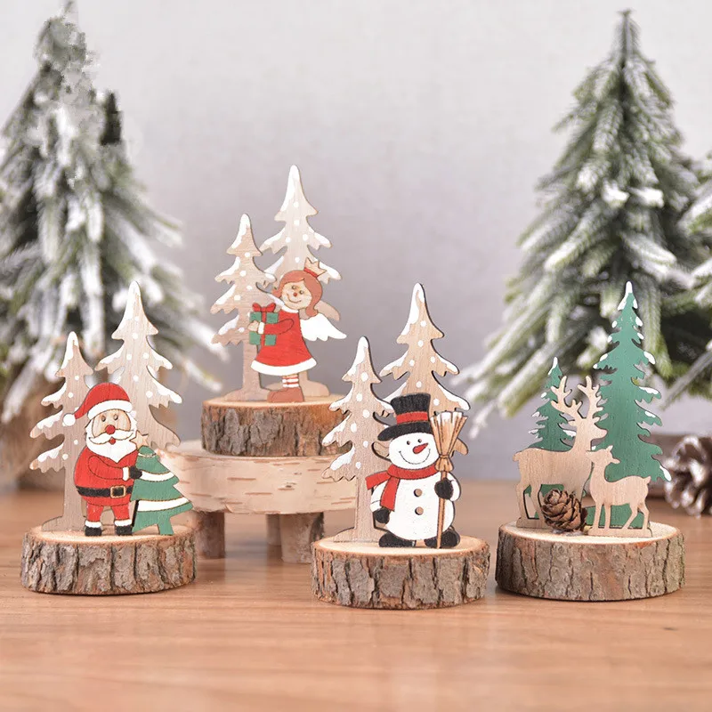 

Рождественские подвесные украшения, деревянное ремесло, детские подарки, сделай сам, Декор для дома, подвеска 2022, новый год