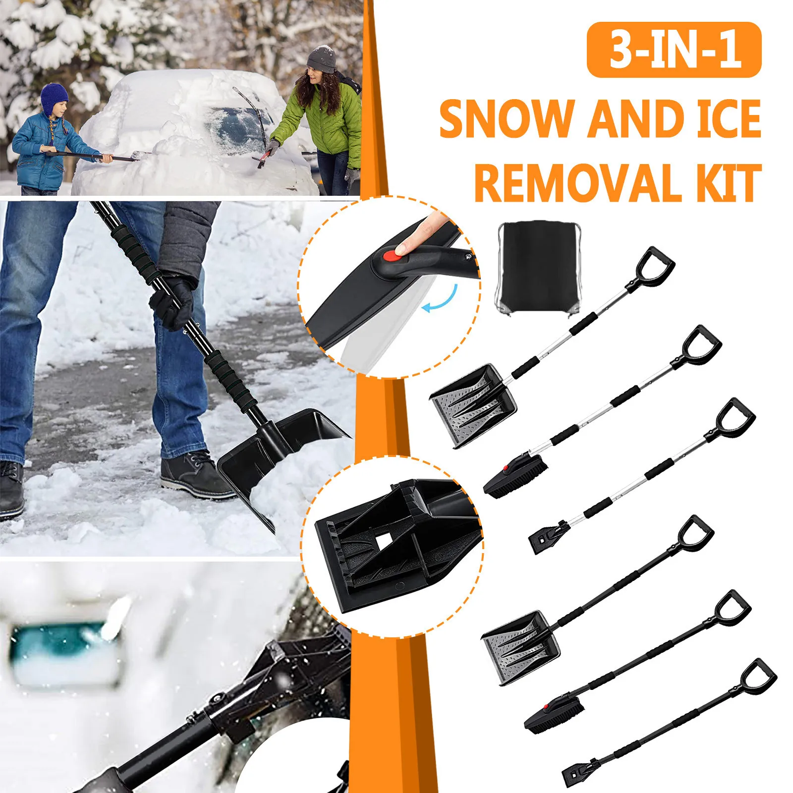 Многофункциональная Инженерная лопата из 7 предметов садовый инструмент для