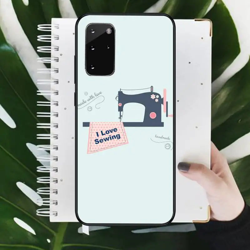 

sewing machine tailor Phone Case For Samsung Galaxy A50 A51 A52 A71 A12 A72 A21s A70 S21 S20 fe S10 Note 20 10 ultra plus coque
