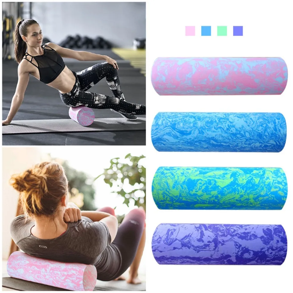 

30/45/60Cm Yoga Foam Roller Hoge Dichtheid Eva Spier Roller Self Massage Tool Voor Gym pilates Yoga Fitness Gym Apparatuur
