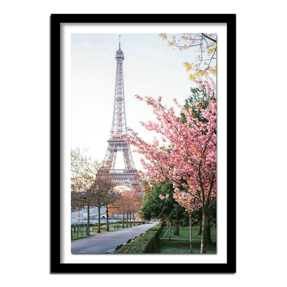 Алмазная Эйфелева башня 02 рукоделие Diy алмазная живопись наклеенная картина