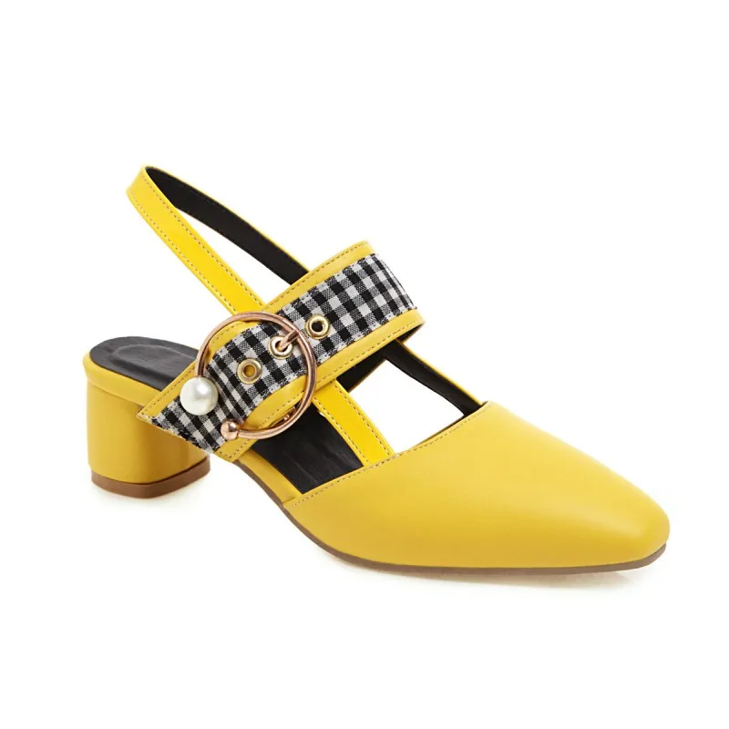 Большой Размеры Женские туфли на высоком каблуке Женская обувь женские