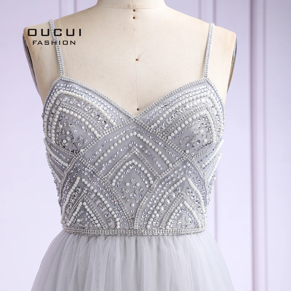 Женское вечернее платье из тюля длинное ТРАПЕЦИЕВИДНОЕ ПЛАТЬЕ на