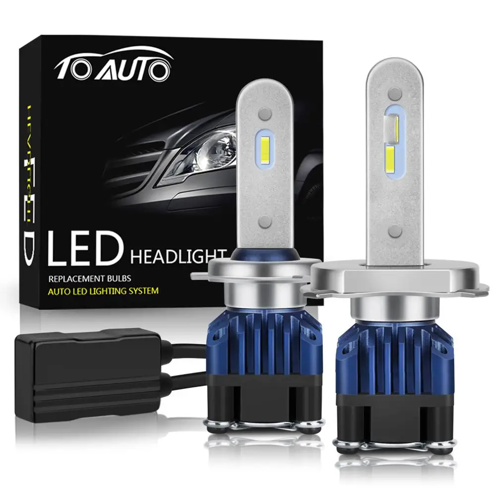 Car Lamp H4 H1 H7 H11 LED Canbus HB3 9005 HB4 9006 LED Bulbs Car Lights 6000K Auto Headlalmp Super Bright Turbo LED 12V