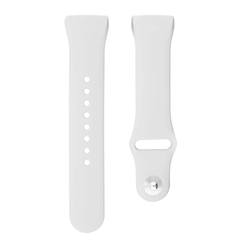 1 шт. яркие силиконовые часы, браслет, ремешок, сменные браслеты для Fitbit Charge 3, аксессуары для умных часов - Цвет: white
