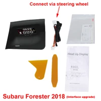 car electronic accessories head up display hud for subaru forester 2018 windshield projector alarm system