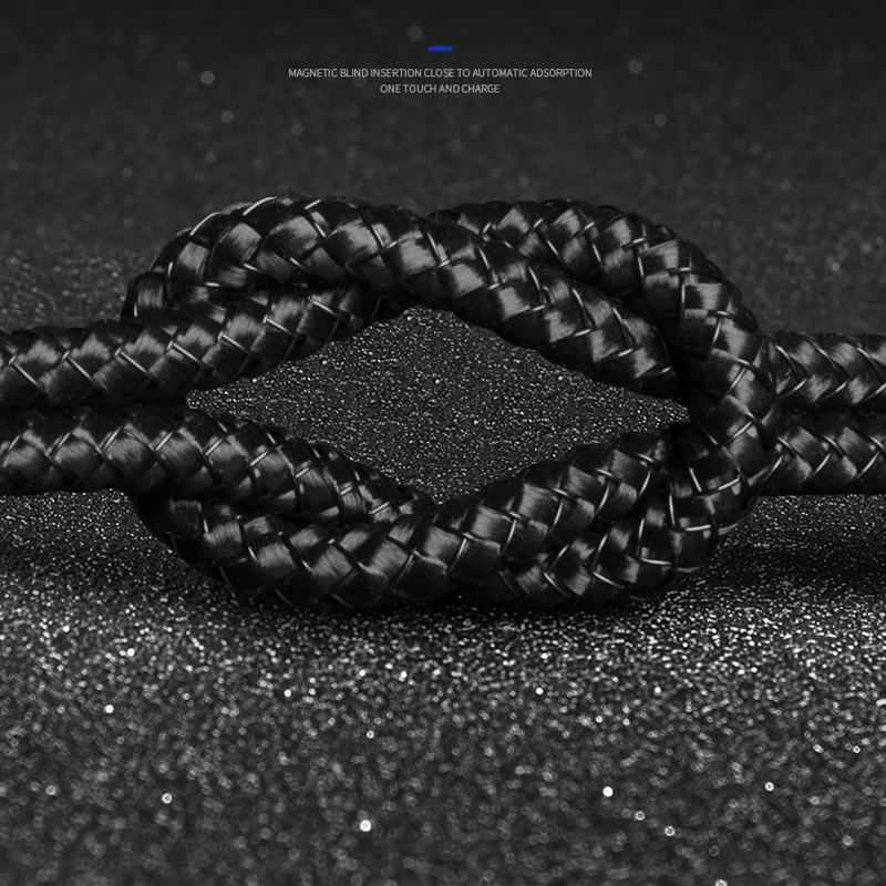 Магнитный Кабель нейлон Тип C для быстрой зарядки с usb-портом магнит зарядный