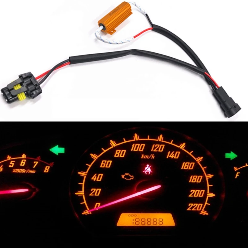 2 шт. 9006 Led Резистор Комплект реле жгута адаптер анти мерцание Ошибка