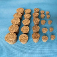 50pcs top dia 13mm to 39mm wood cork lab test tube plug essential oil pudding small glass bottle stopper