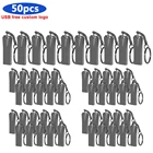 Флеш-накопитель usb 2,0, 48163264128 ГБ, металлический, 50 шт.лот