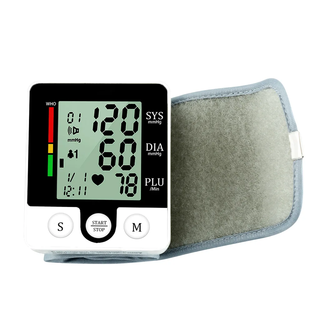 Smart Arm Blood Pressure Monitor meter Cuff Medical Nurse Device Sphygmomanometer Wrist Detector machine | Красота и здоровье
