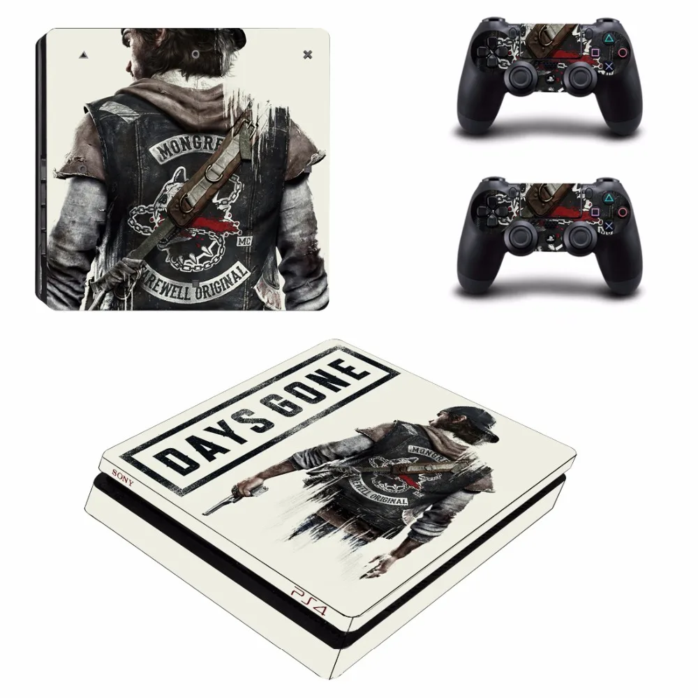 

Game Days Gone PS4 Slim Sticker Play station 4 Skin Sticker Decal For PlayStation 4 PS4 Slim Console & Controller Skins Vinyl