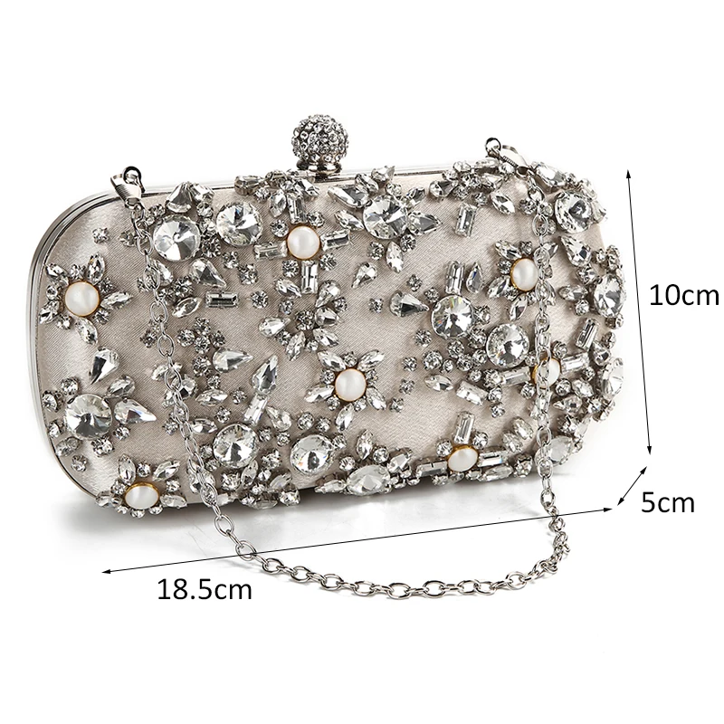 Женский клатч стразы Свадебный роскошный женский вечерний кошелек и сумочка