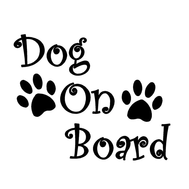 

Funny Personality Dog Paw Print Car Sticker PVC Auto Body Window Exquisite Decal Decorative Accessorie Heat-resistant Waterproof