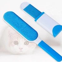 pet hair remover brush cat dog fur brush base double device dust static magic lint brush cleaners cloth cleaning tools