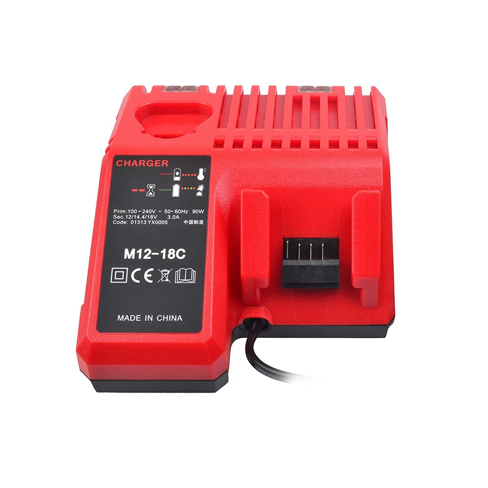 M12-18C зарядное устройство для литий-ионных аккумуляторов Milwaukee 12 V 14 4 18V C1418C