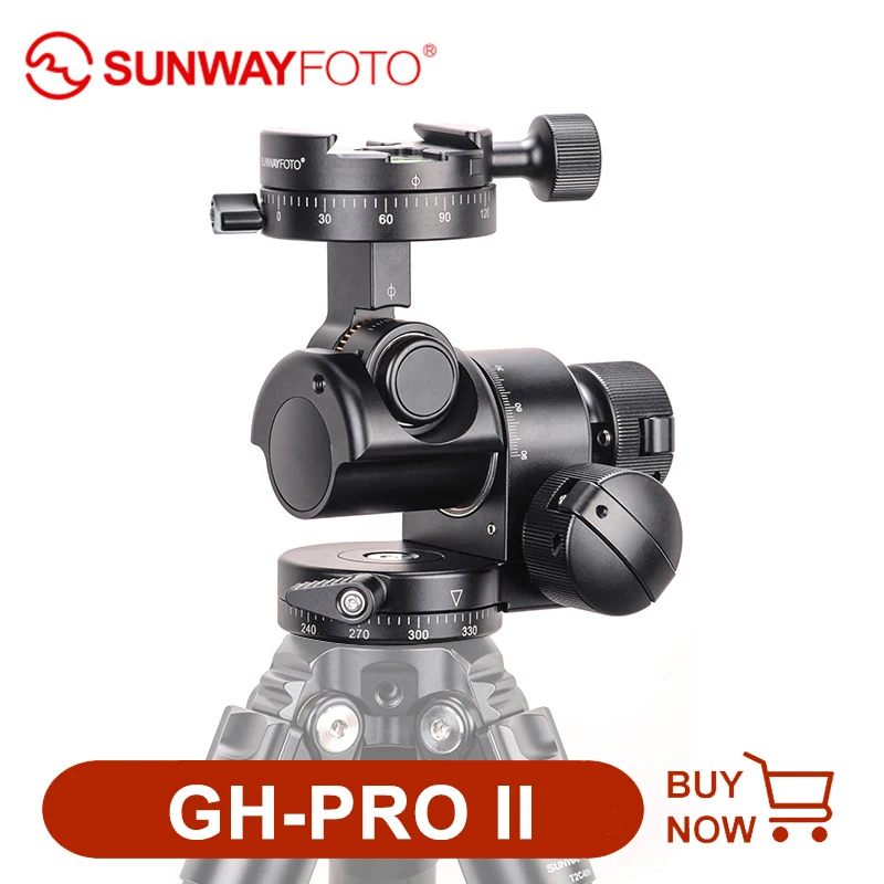 Головка штатива SUNWAYFOTO GH PRO II быстросъемная панорамная головка для DSLR камеры
