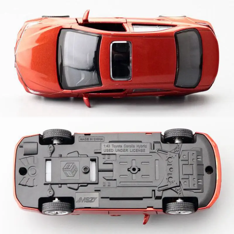 Caipo 1:43 Toyota Corolla модель автомобиля из сплава и пластика для коллекции подарка