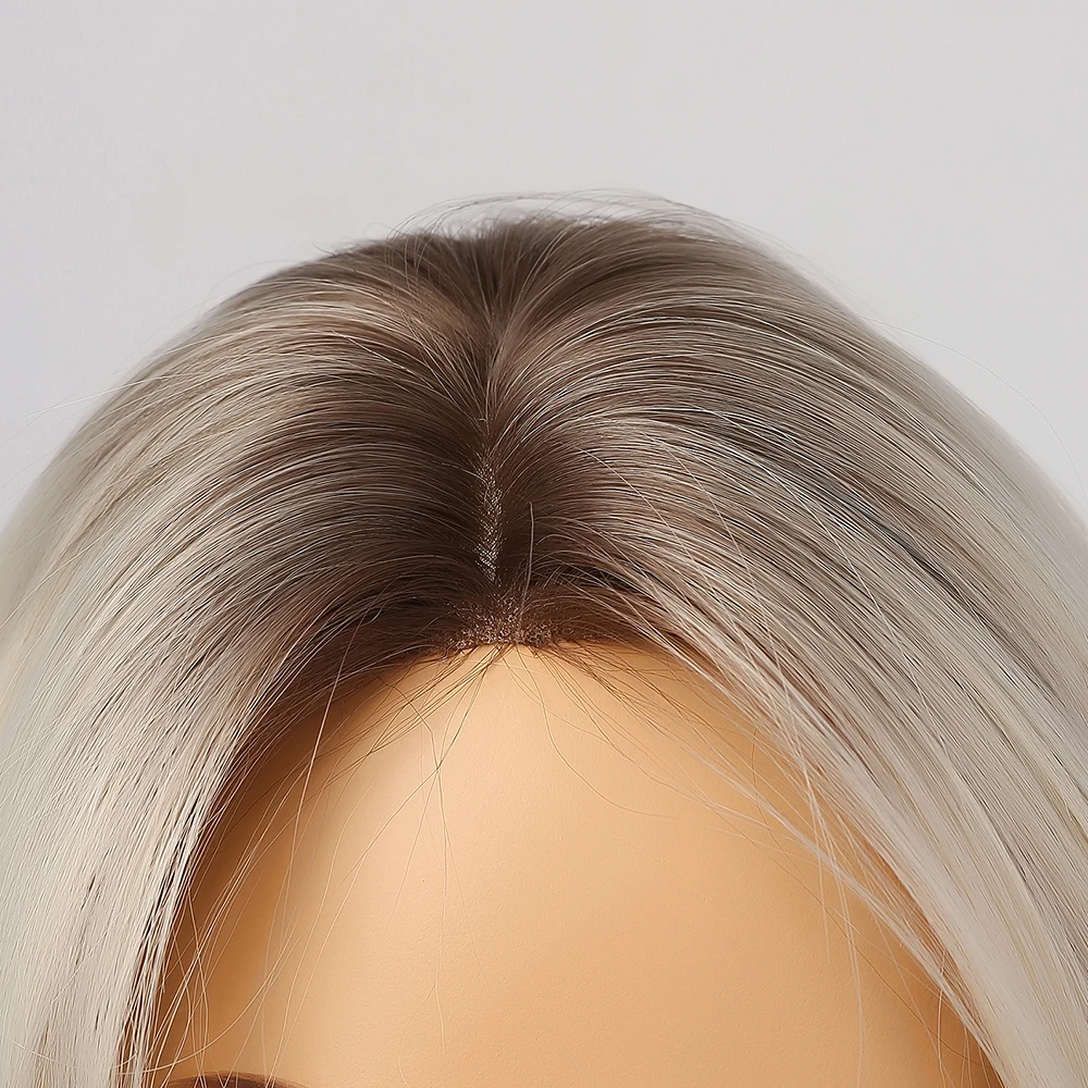 Короткие прямые парики GEMMA Bob для женщин натуральные синтетические волосы с