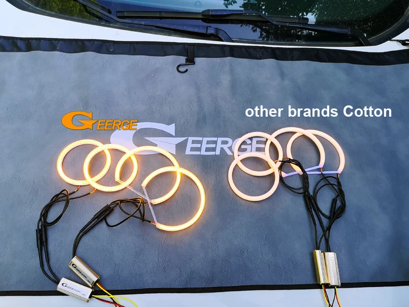 

For ford fiesta facelift Mk6.5 2005 2006 2007 2008 Ultra Bright SMD LED Angel Eyes kit Day Light turn signal light