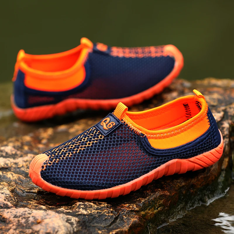 

Детская обувь для мальчиков, спортивная обувь, Новинка лета 2021, Детская теннисная обувь с вырезами, легкая дышащая сетчатая обувь для больши...