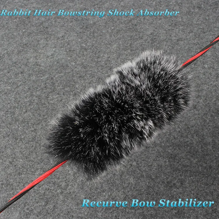 Амортизатор для стрельбы из кроличьей шерсти 2 шт./компл. серый 1x20 см стабилизатор
