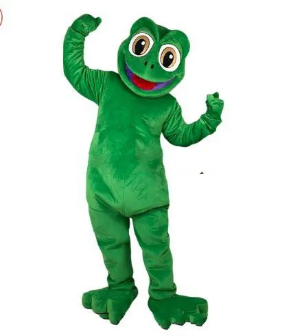 

Wholesale Adult Party Green Frog Fancy Dress Mascot Costumes For Holiday Frog Mascotter Costume Character Clothing