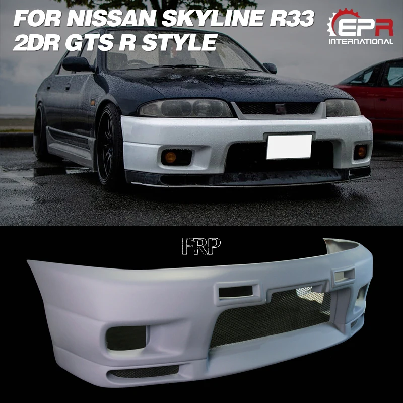 Автомобильные аксессуары R стильное стекловолокно передний бампер FRP тюнинговая