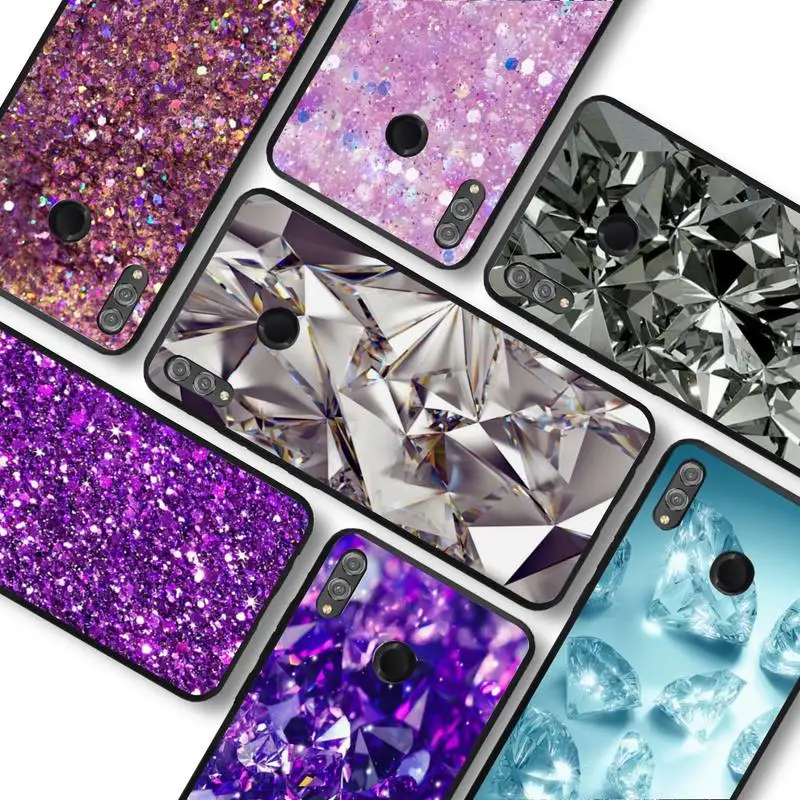 

Crystal Diamond Aesthetic Art pastel Phone Case For Huawei honor10Lite 10i 20 8x 10 Funda for Honor9lite 9xpro Back Coque