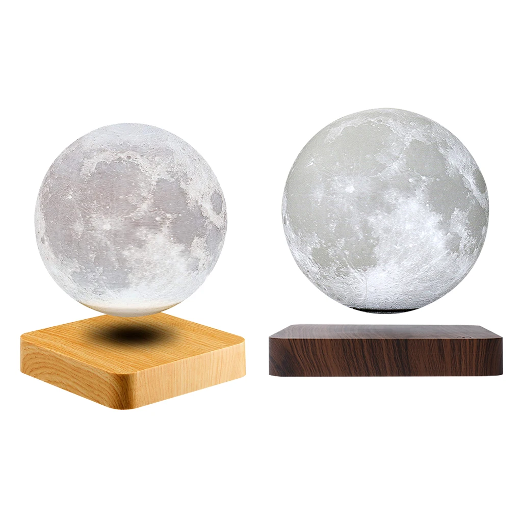 

Magnetic levitation 3d moon table lamp moon bedroom living room light luxury new atmosphere romantic birthday gift room n-light