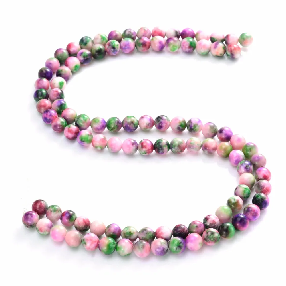 48 шт. бусины из натурального камня 8 мм | Украшения и аксессуары