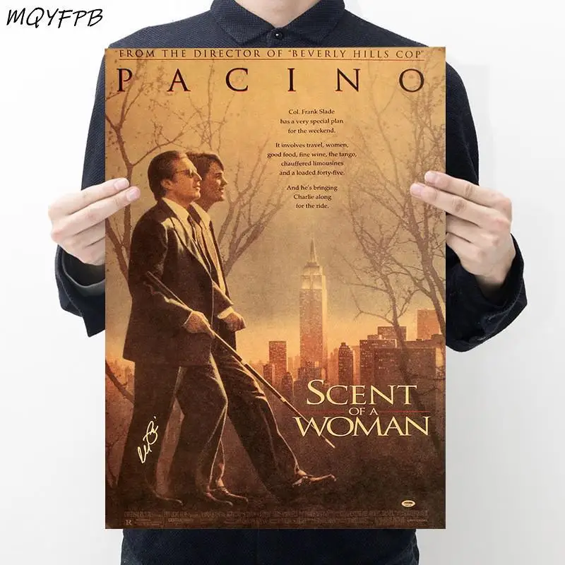 

Movie Scentofa Woman Kraft Paper Poster Home Room Wall Decoration Painting 50.5x35cm